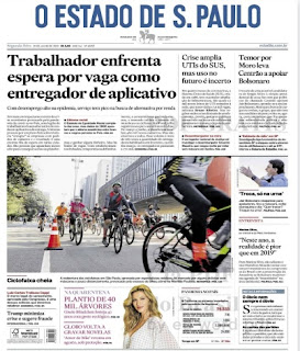 Leia o Jornal Estadão do dia 20.07.2020