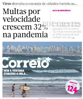 Leia o Jornal Correio da Bahia do dia 21.07.2020