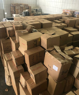 Decarga intercepta carga de produtos falsificados na BR-116