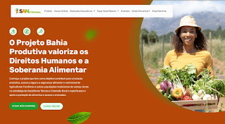 Baianos contam com plataforma digital como espaço de formação em segurança alimentar e nutricional